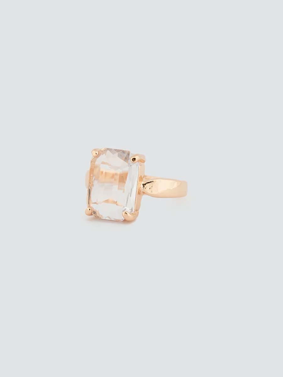 

Кольцо из металла со стеклом р. 18 Marmalato 533-207, 533-207