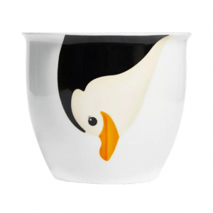 фото Керамическая кружка с рисунком xiaomi jing republic ceramic cup penguin