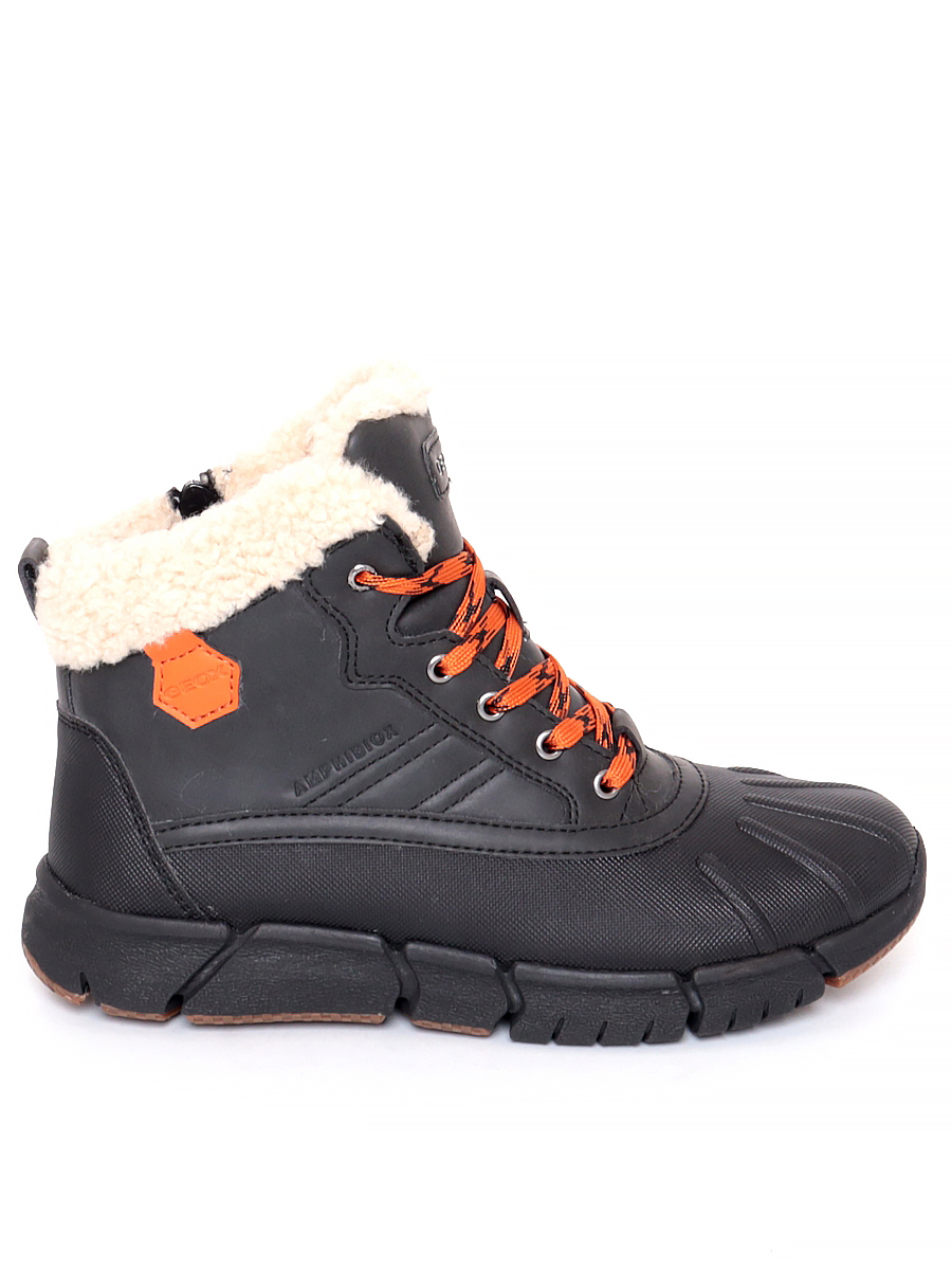 Ботинки Geox детские зима, размер 33, цвет черный J269XE 0ME50 C0038