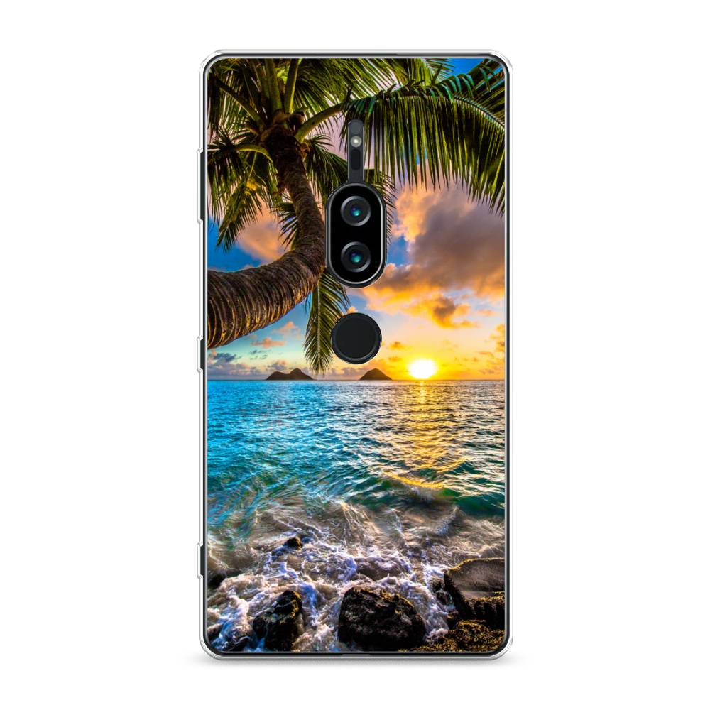 фото Силиконовый чехол "восход 5" на sony xperia xz2 premium awog