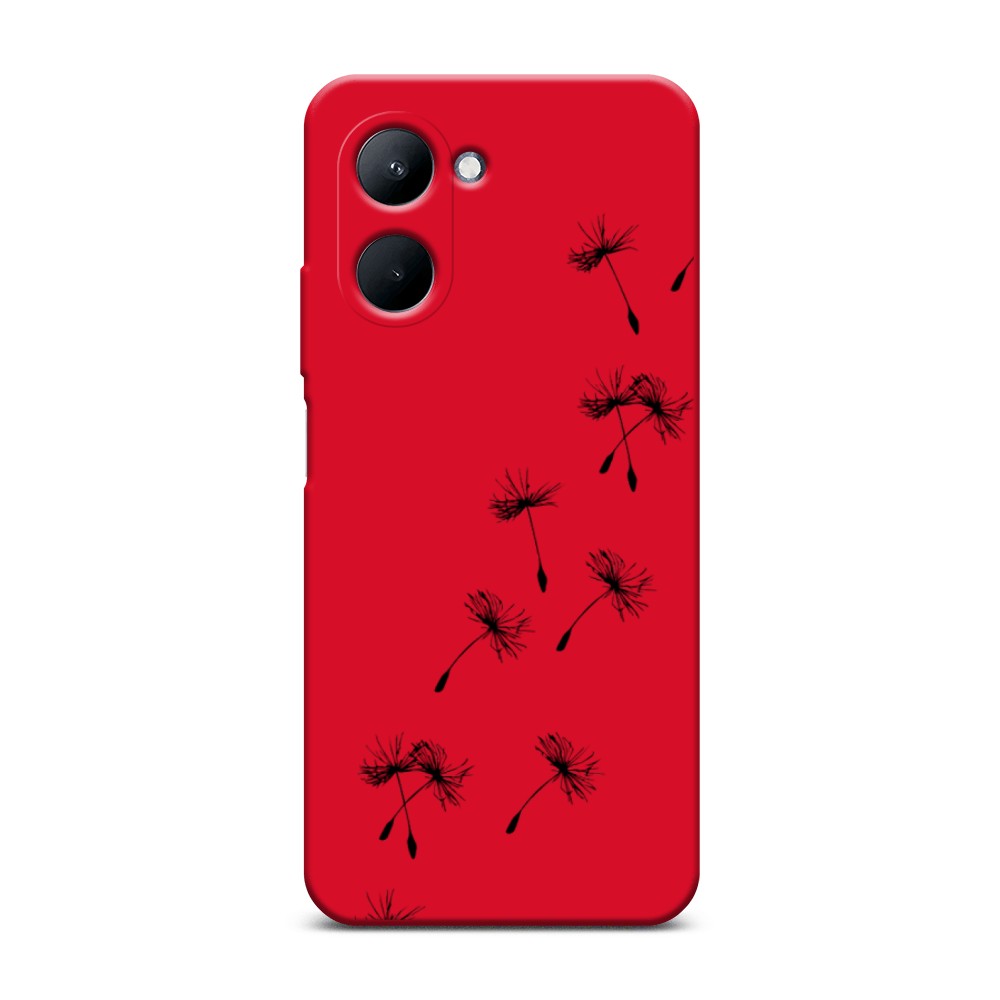 

Чехол Awog на Realme C33 "Летящие одуванчики", Черный, 2511353-1
