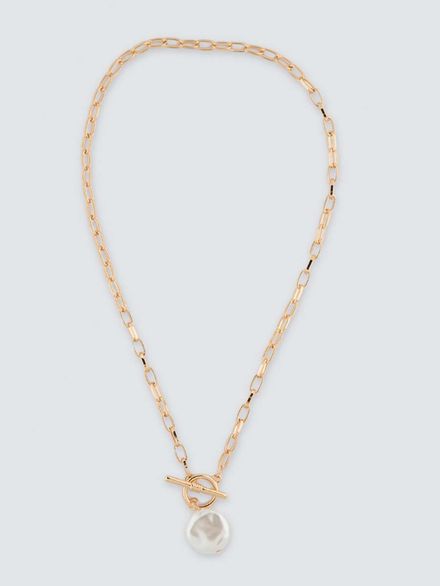 

Колье из металла с пластиком 50 см Marmalato 800-711, 800-711