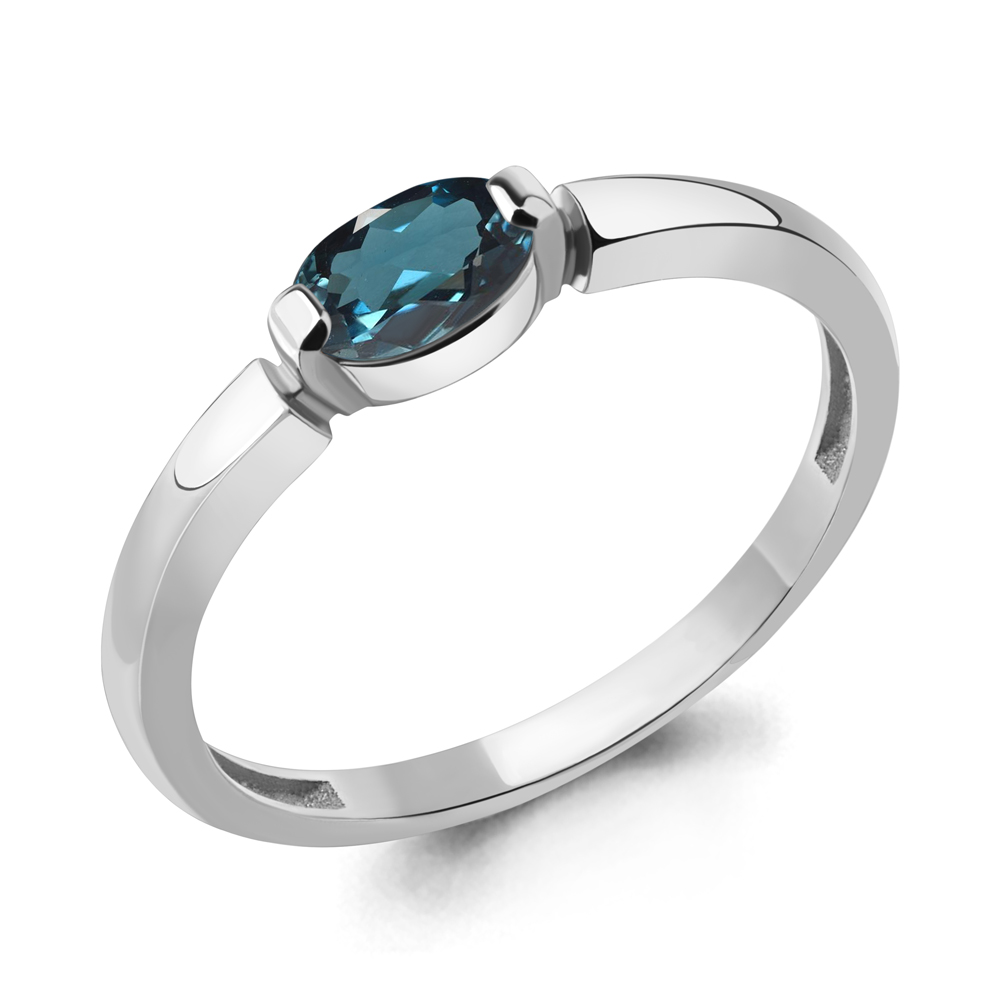 

Кольцо из серебра с топазом Aquamarine Aquamarine 6962408_925_р р, 6962408_925_р