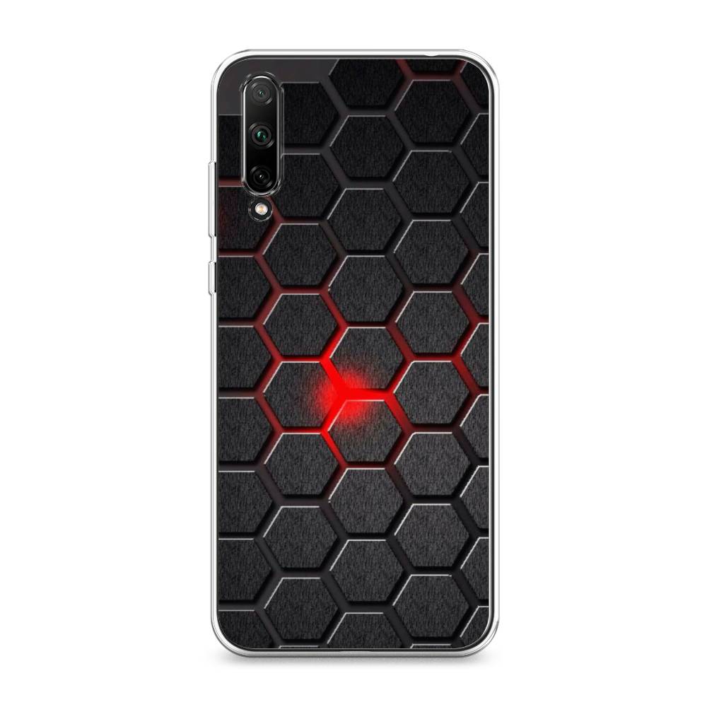 

Чехол для Honor 30i "Соты красные", Красный;черный;серый, 6104050-3