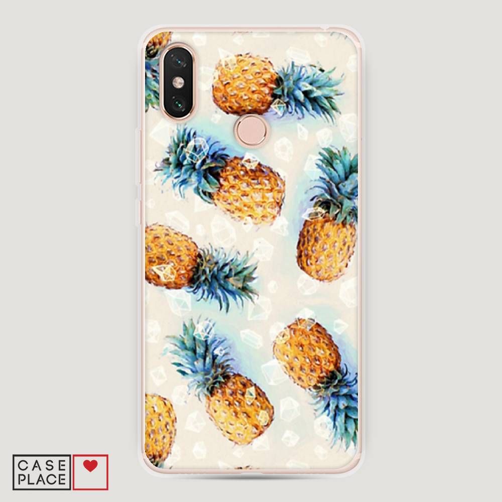 

Пластиковый чехол "Ананасы" на Xiaomi Mi Max 3