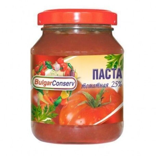 

Томатная паста BulgarConserv 25% ГОСТ 500 г