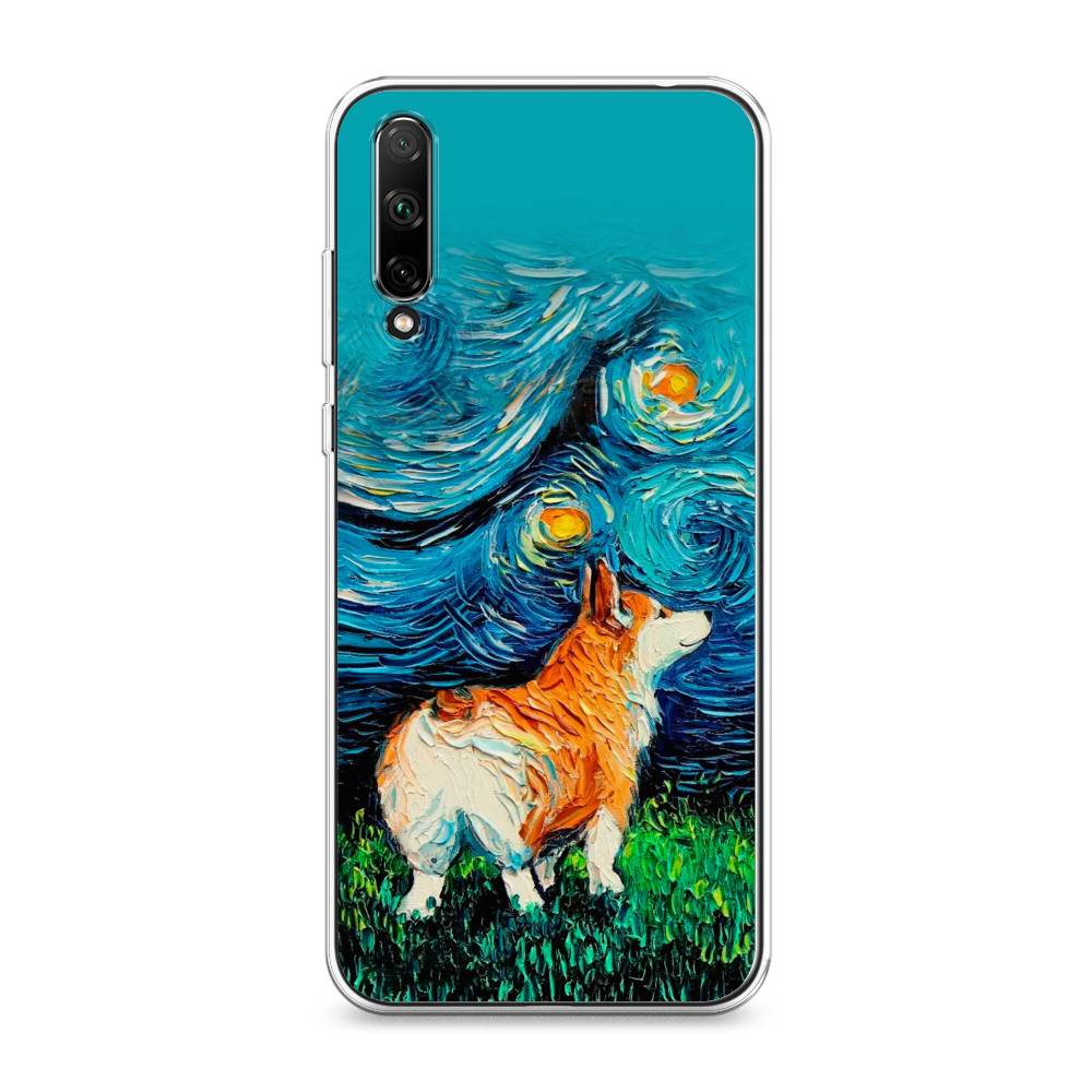 

Чехол для Honor 30i "Корги звёздная ночь", Коричневый;белый;зеленый, 6104050-1