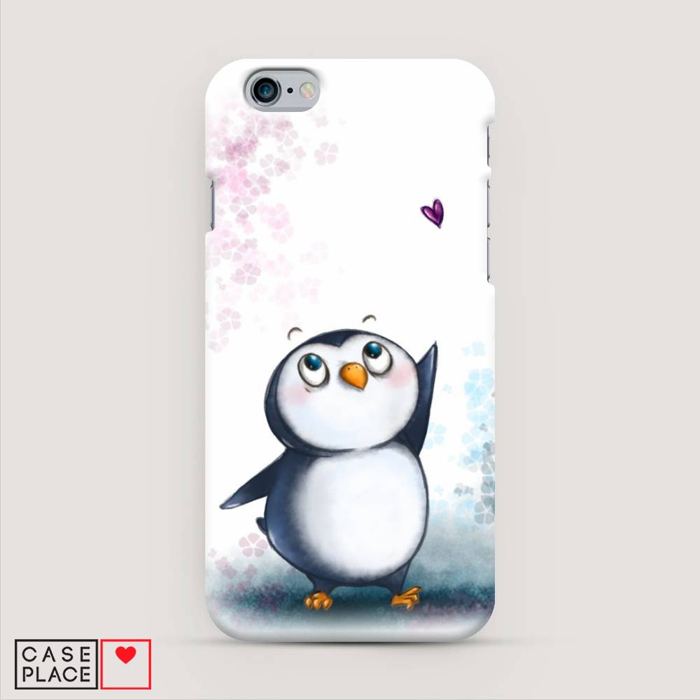 

Пластиковый чехол "Пингвин и сердечко" на Apple iPhone 6S, 0104S20-1