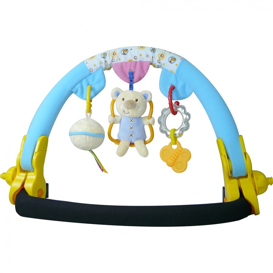 фото Biba toys дуга на коляску малышки мишки голубой/розовый 77.5x46x35 см (в кор.12 шт.) qb395