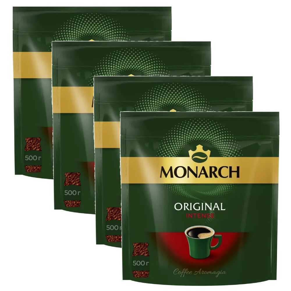 Кофе сублимированный Monarch, 500 г х 4 шт