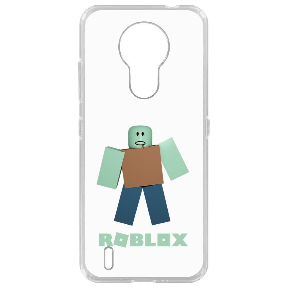

Чехол-накладка Krutoff Clear Case Roblox-Зомби для Nokia 1.4, Прозрачный