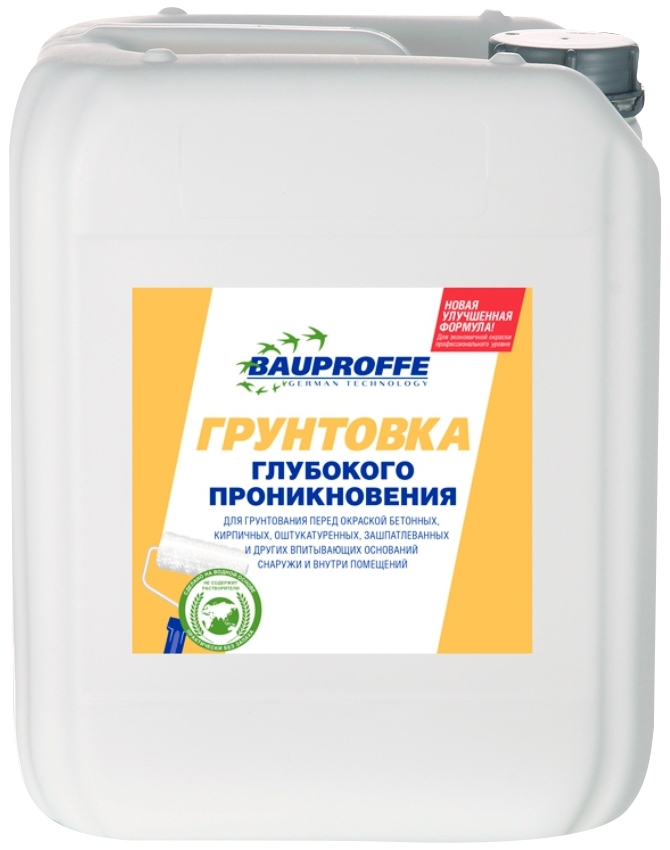 

Грунтовка BAUPROFFE 18 кг глубокого проникновения, Белый