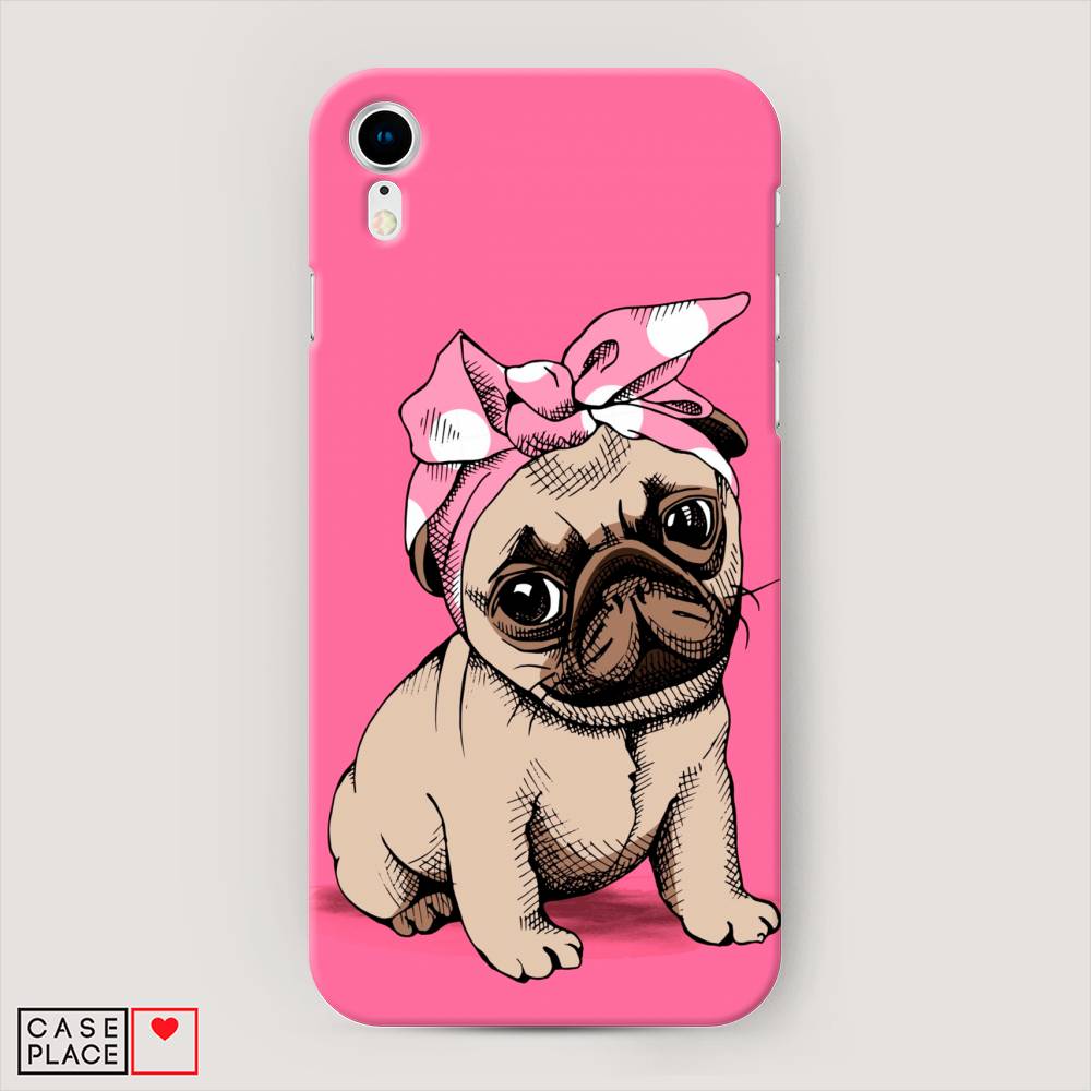 

Пластиковый чехол "Dog Pin-Up" на Apple iPhone XR (10R), 12020-1