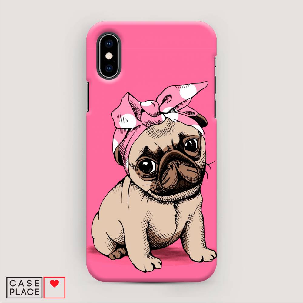 

Пластиковый чехол "Dog Pin-Up" на Apple iPhone X (10), 11020-1