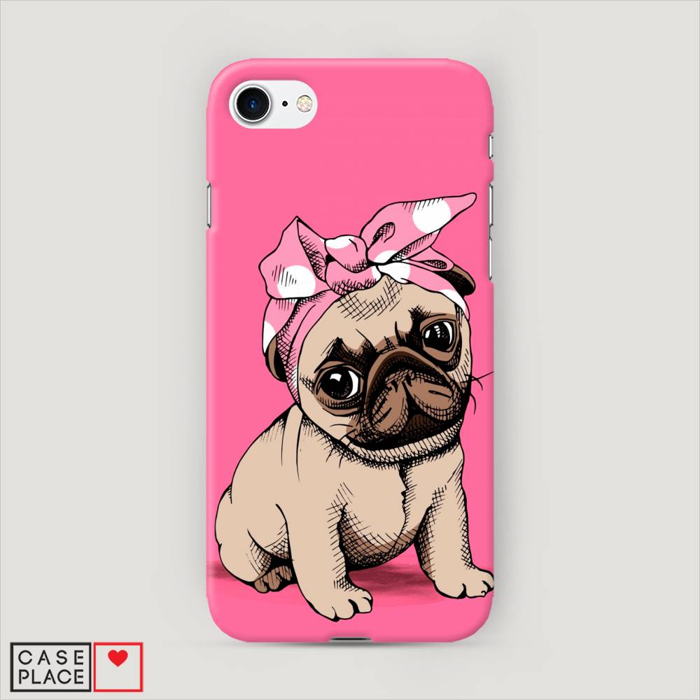 фото Пластиковый чехол "dog pin-up" на apple iphone se 2022 awog