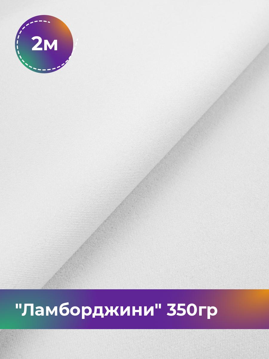 

Ткань Ламборджини 350гр Shilla, отрез 2 м * 150 см 94% п/э, 6% спандекс, Белый
