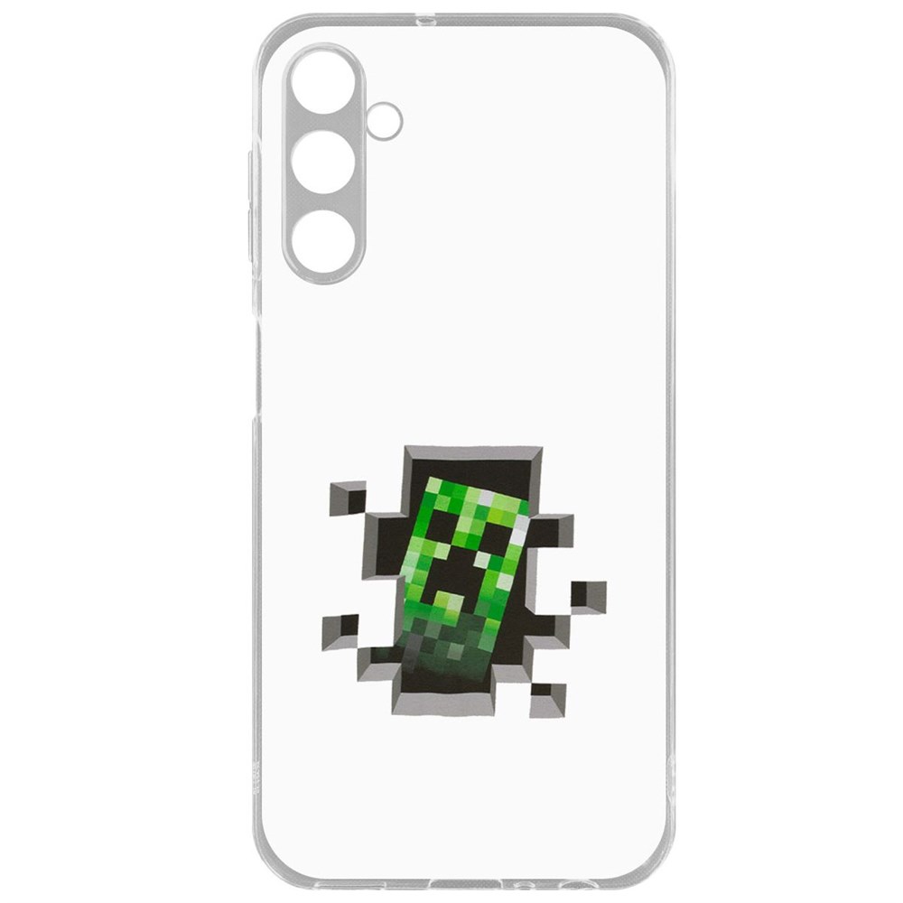 

Чехол-накладка Krutoff Clear Case Minecraft-Крипер для Samsung Galaxy A24 (A245), Прозрачный