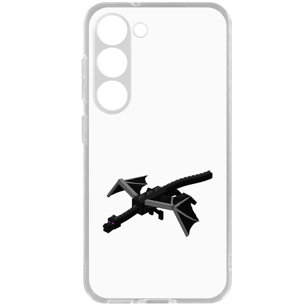 

Чехол-накладка Krutoff Clear Case Minecraft-Дракон Края для Samsung Galaxy S23, Прозрачный