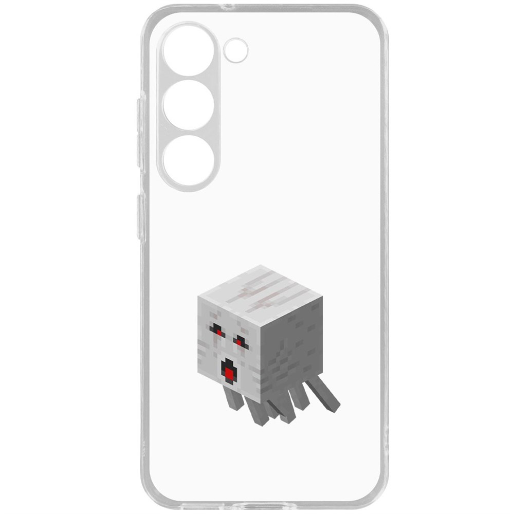 

Чехол-накладка Krutoff Clear Case Minecraft-Гаст для Samsung Galaxy S23, Прозрачный