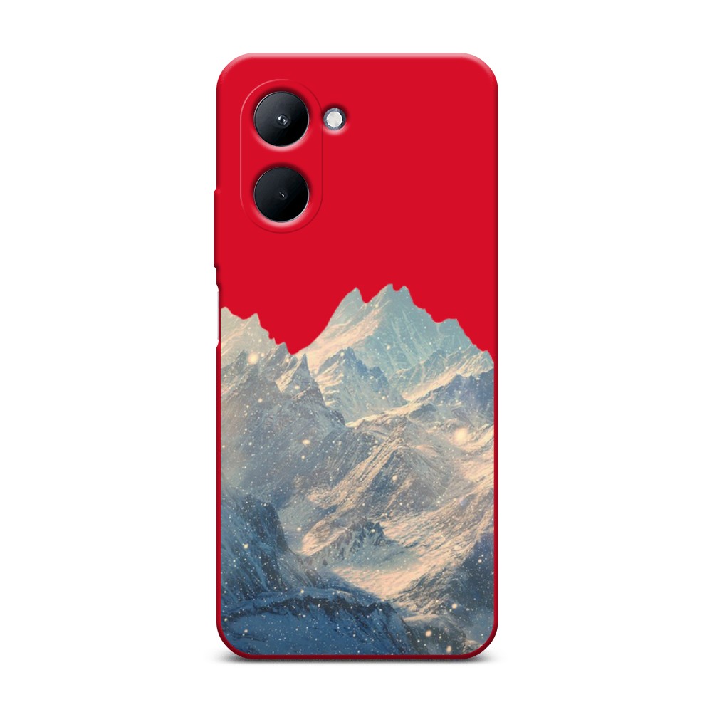 

Чехол Awog на Realme C33 "Горы арт 2", Серый, 2511353-1