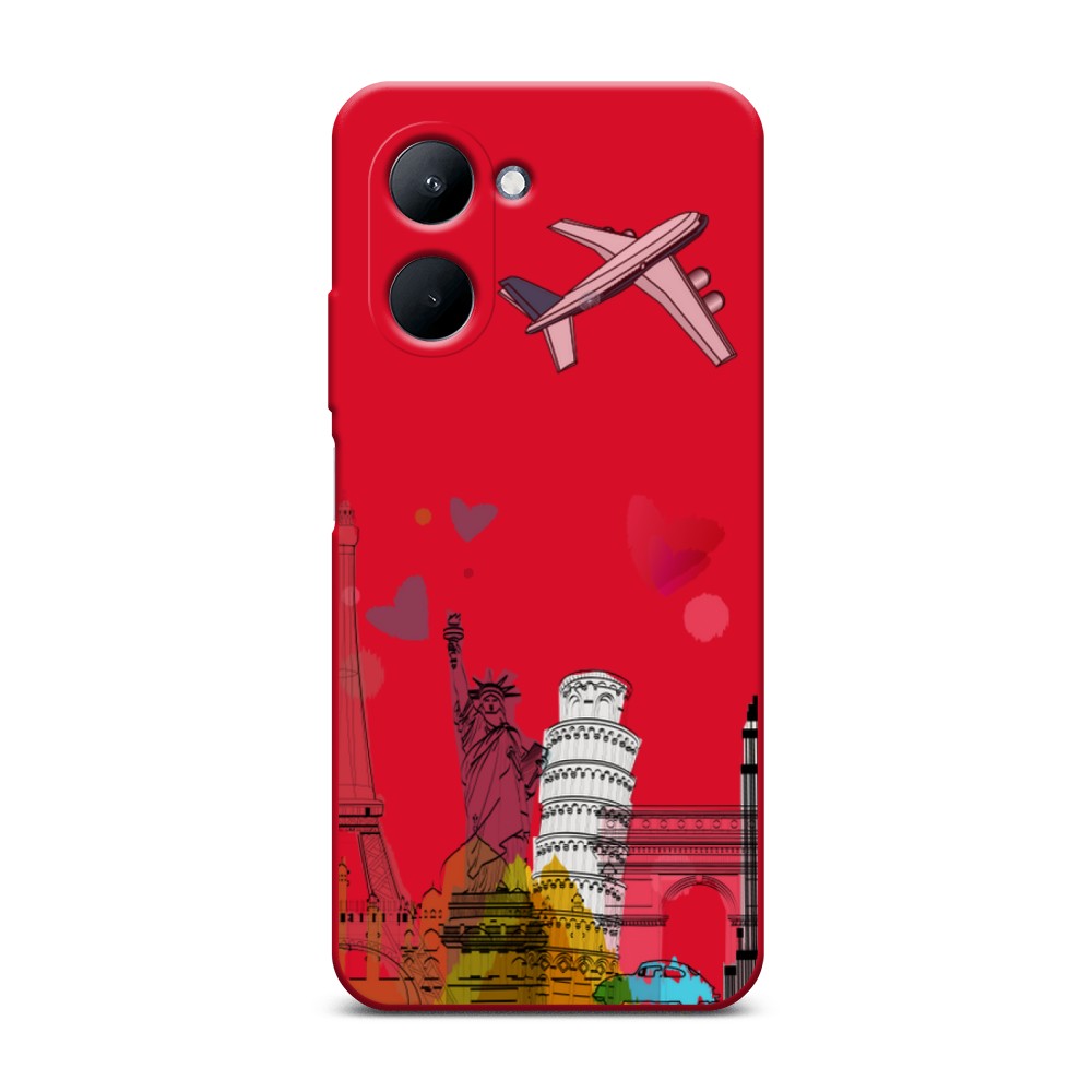 

Чехол Awog на Realme C33 "Самолет путешествий", Желтый, 2511353-1