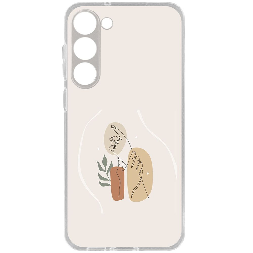 

Чехол-накладка Krutoff Clear Case Тонкость для Samsung Galaxy S23+, Прозрачный