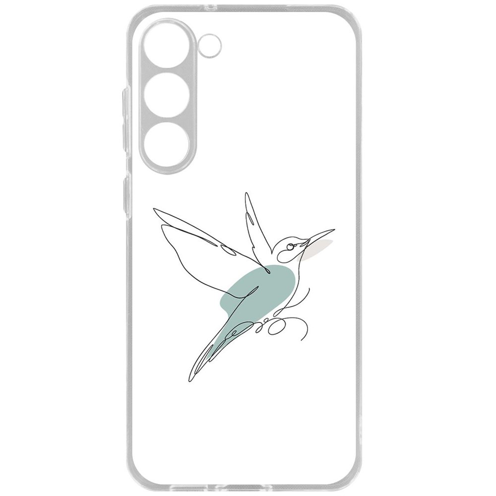 

Чехол-накладка Krutoff Clear Case Легкость для Samsung Galaxy S23+, Прозрачный