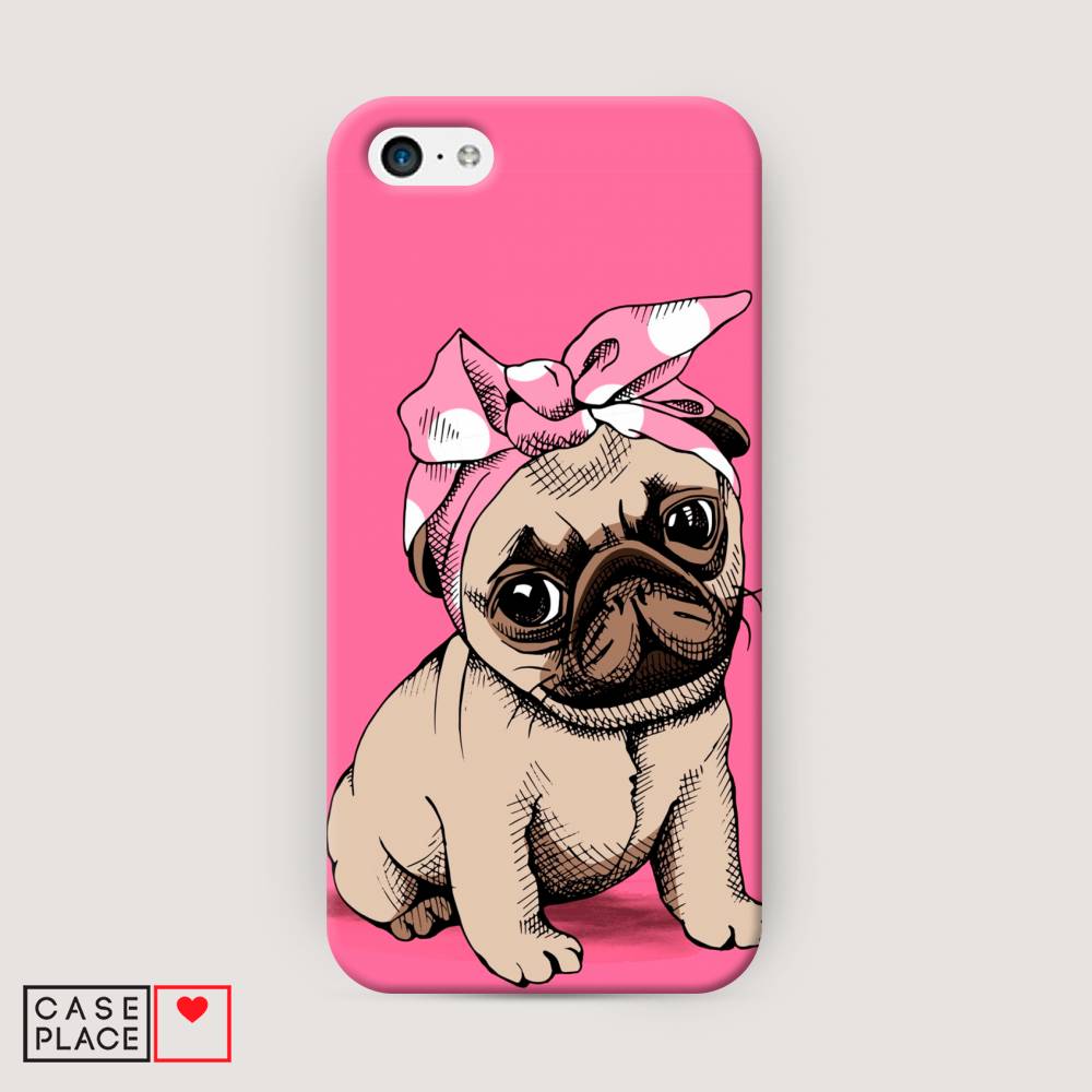 

Пластиковый чехол "Dog Pin-Up" на Apple iPhone 5C, 10220-1