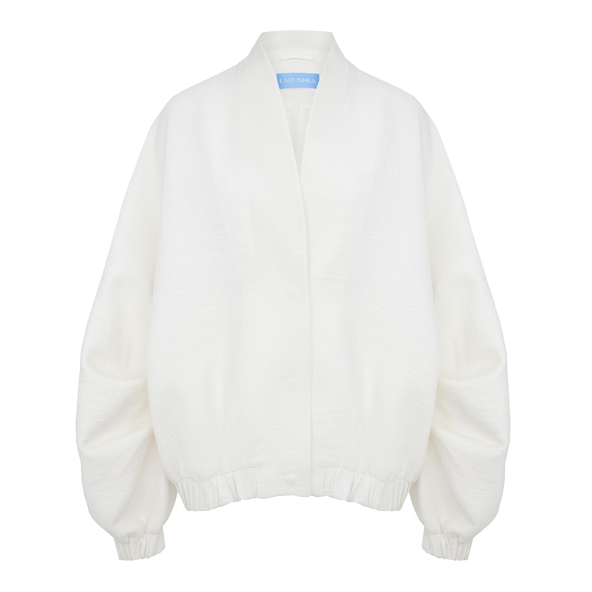 

Бомбер женский Ladushka Brand 55582 белый, 55582
