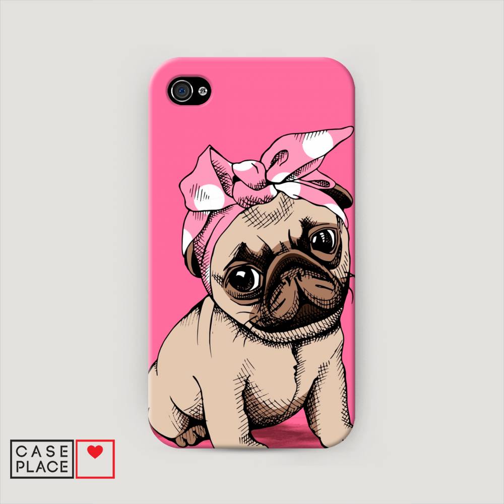 

Пластиковый чехол "Dog Pin-Up" на Apple iPhone 4, 10120-1
