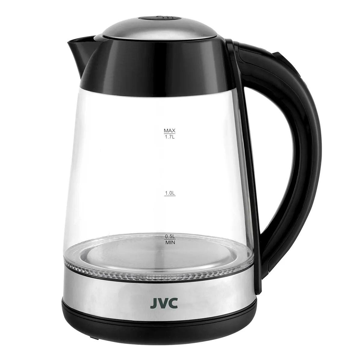 Чайник электрический JVC JK-KE1705 1.7 л черный подставка под горячее доляна зимний праздник 10 8×10 8 см