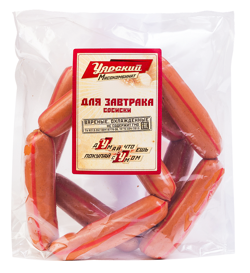 

Сосиски Уярский МК Для завтрака +-1 кг