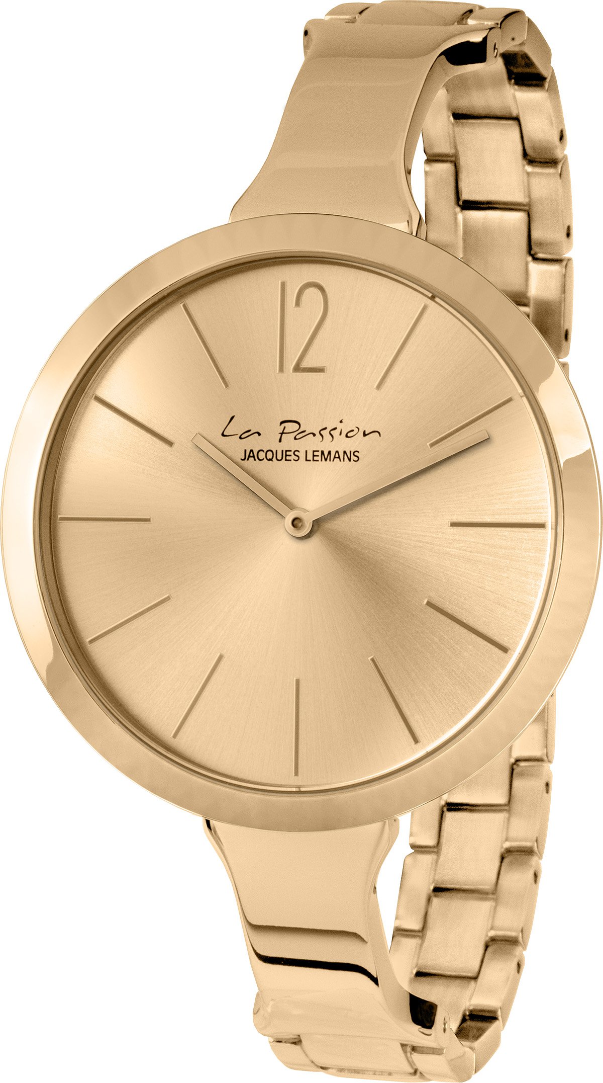 Наручные часы женские Jacques Lemans LP-115H золотистые