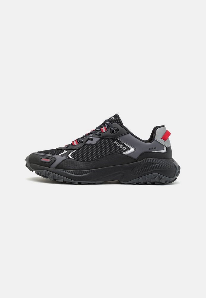 

Кроссовки унисекс HUGO BOSS HU715O002 черные 38 EU, Черный, HU715O002