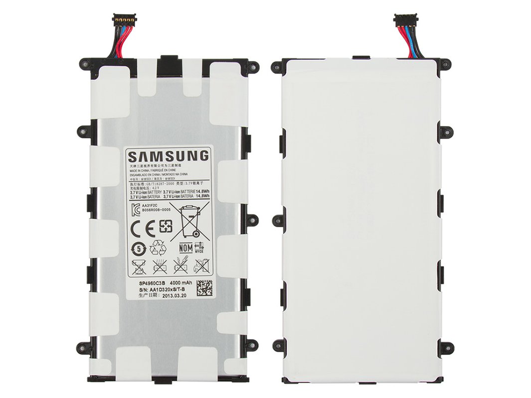 

Аккумулятор Samsung Samsung Galaxy P6200 (SP4960C3B) (00-00006136), Samsung Galaxy P6200 (SP4960C3B)