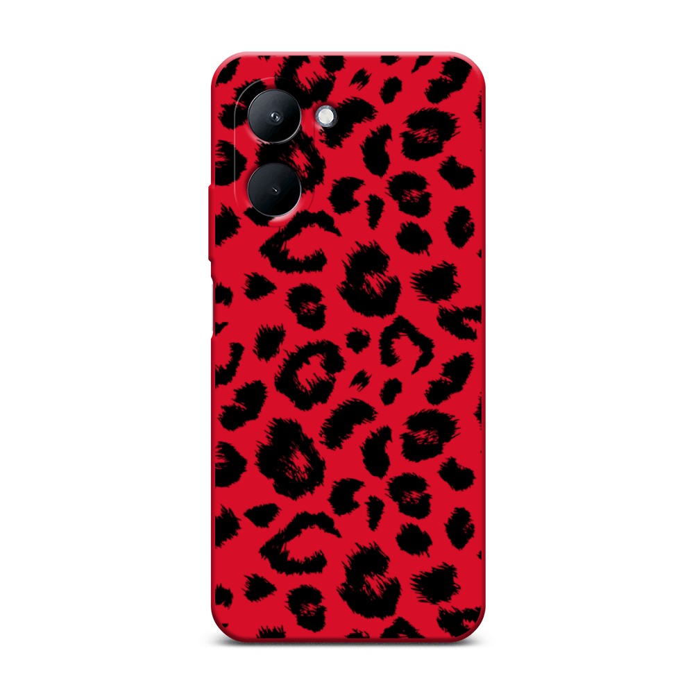 

Чехол Awog на Realme C33 "Окрас леопарда фон", Черный, 2511353-1