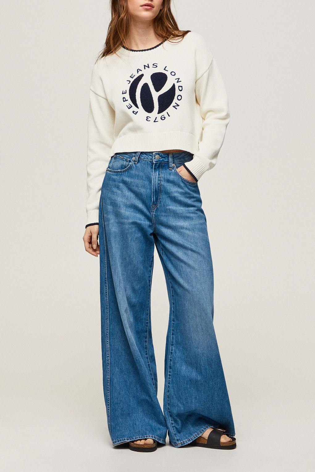 

Джемпер женский Pepe Jeans London PL701965 белый S, PL701965