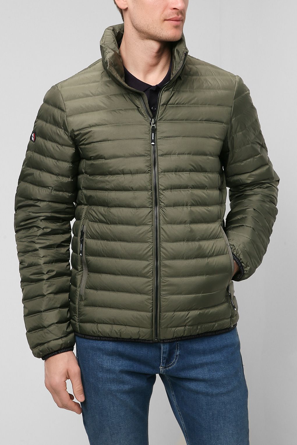 фото Куртка мужская superdry m5011108a хаки l