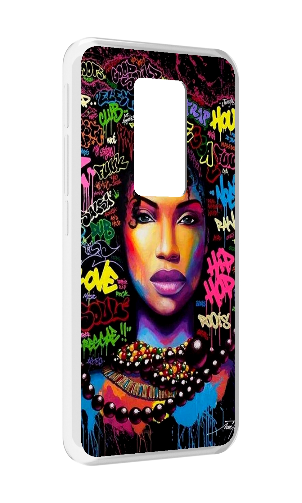 

Чехол MyPads девушка-в-граффити женский для Motorola Defy 2021, Прозрачный, Tocco