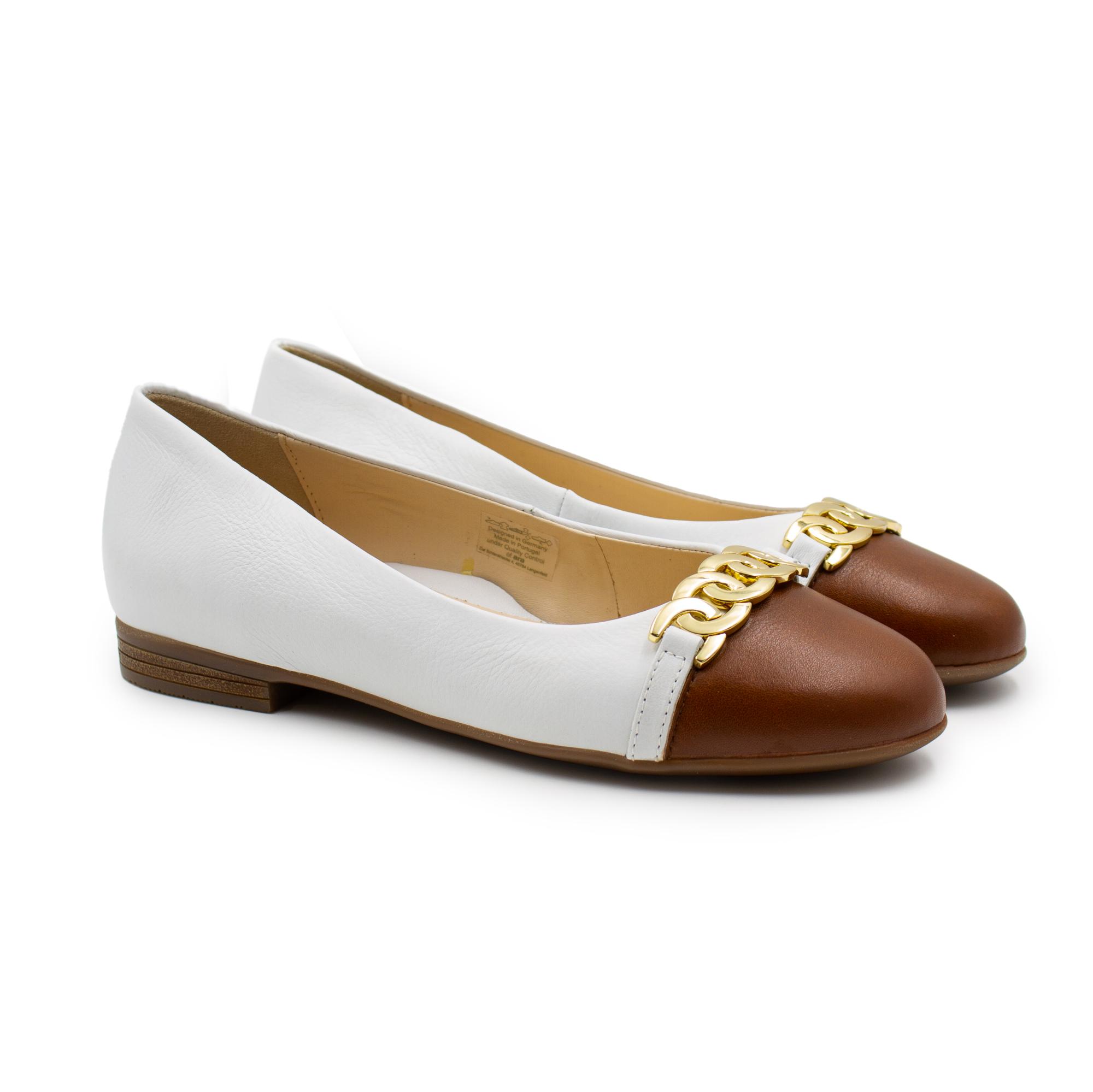 Балетки женские ARA SARDINIA-HIGHSOFT 12-31342-05 белые 36 EU