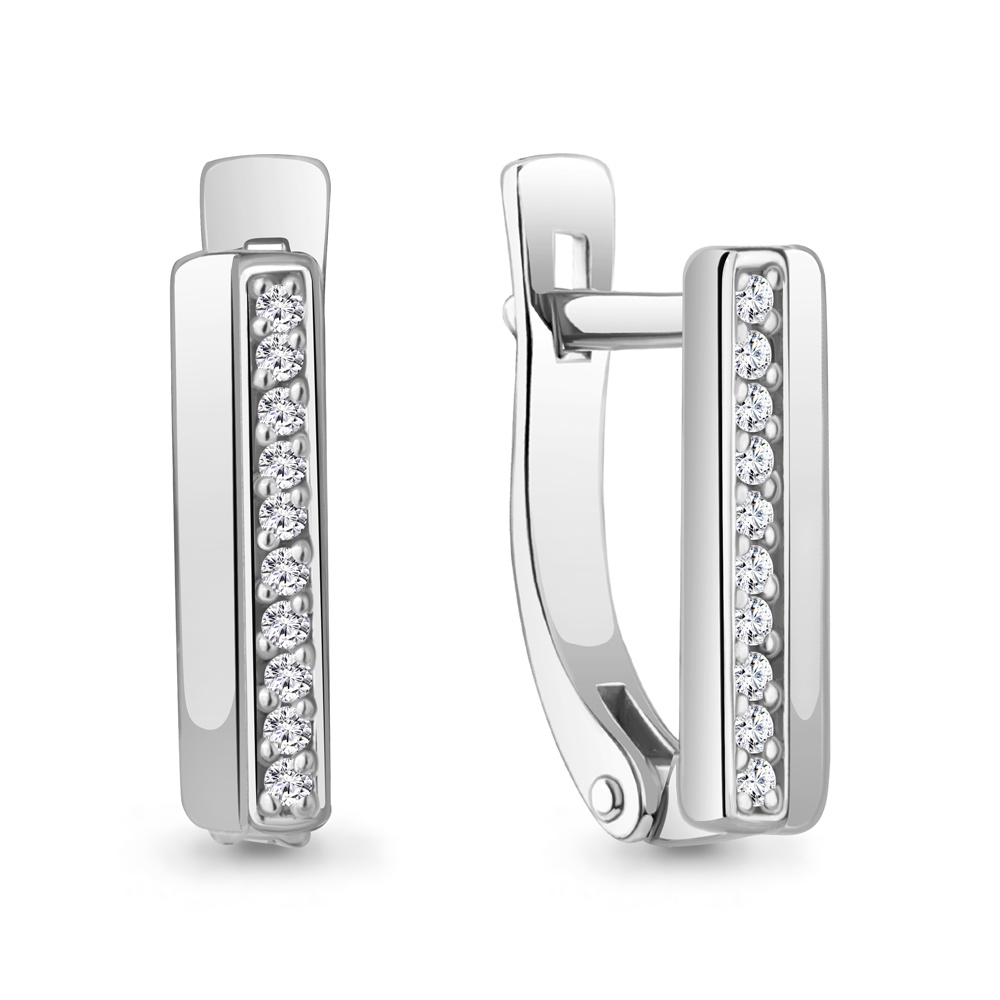 

Серьги из белого золота с бриллиантом Aquamarine 942877_585_бз, 942877_585_бз