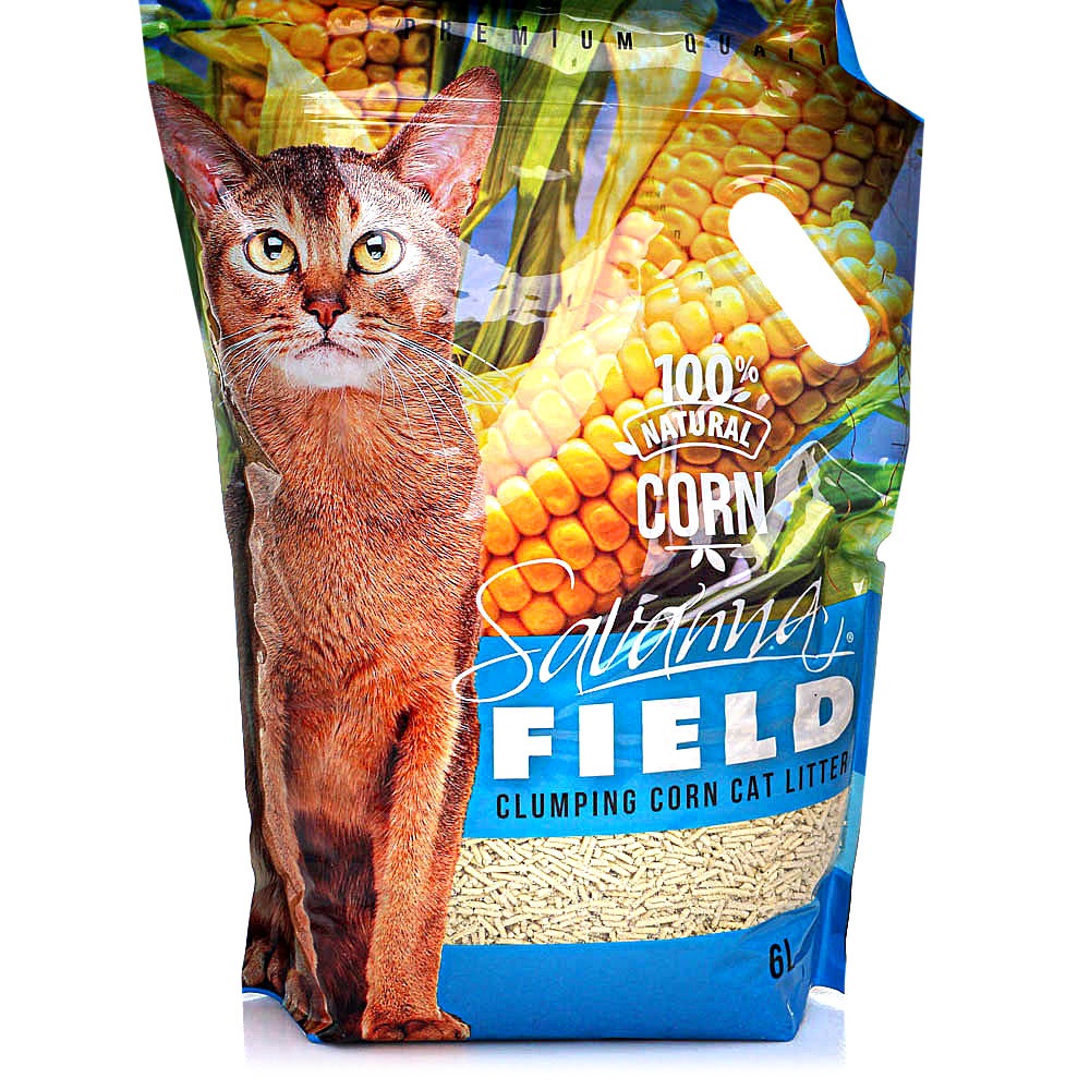 Комкующийся наполнитель Savanna FIELD CORN кукурузный, 6 л