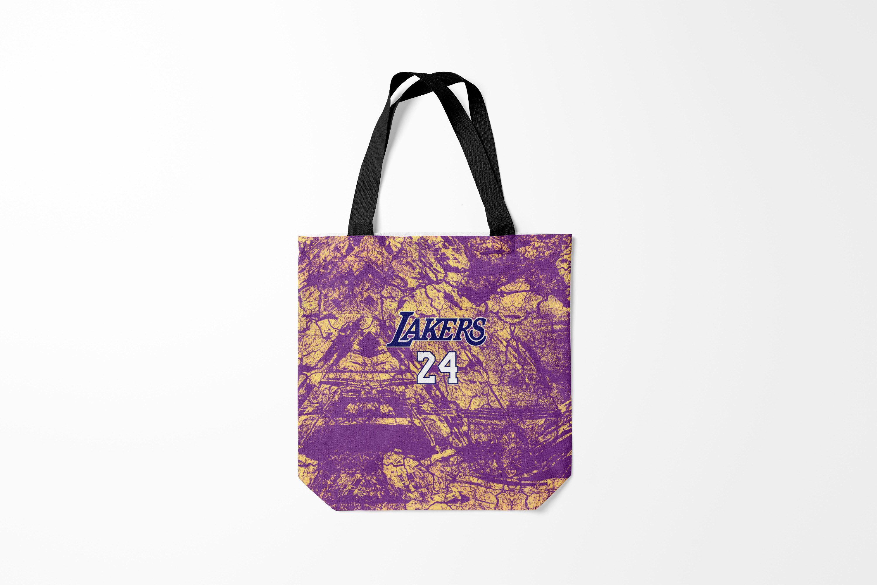 

Сумка шoппер унисекс Burnettie Los Angeles Lakers Kobe Bryant, фиолетовый, Los Angeles Lakers Kobe Bryant
