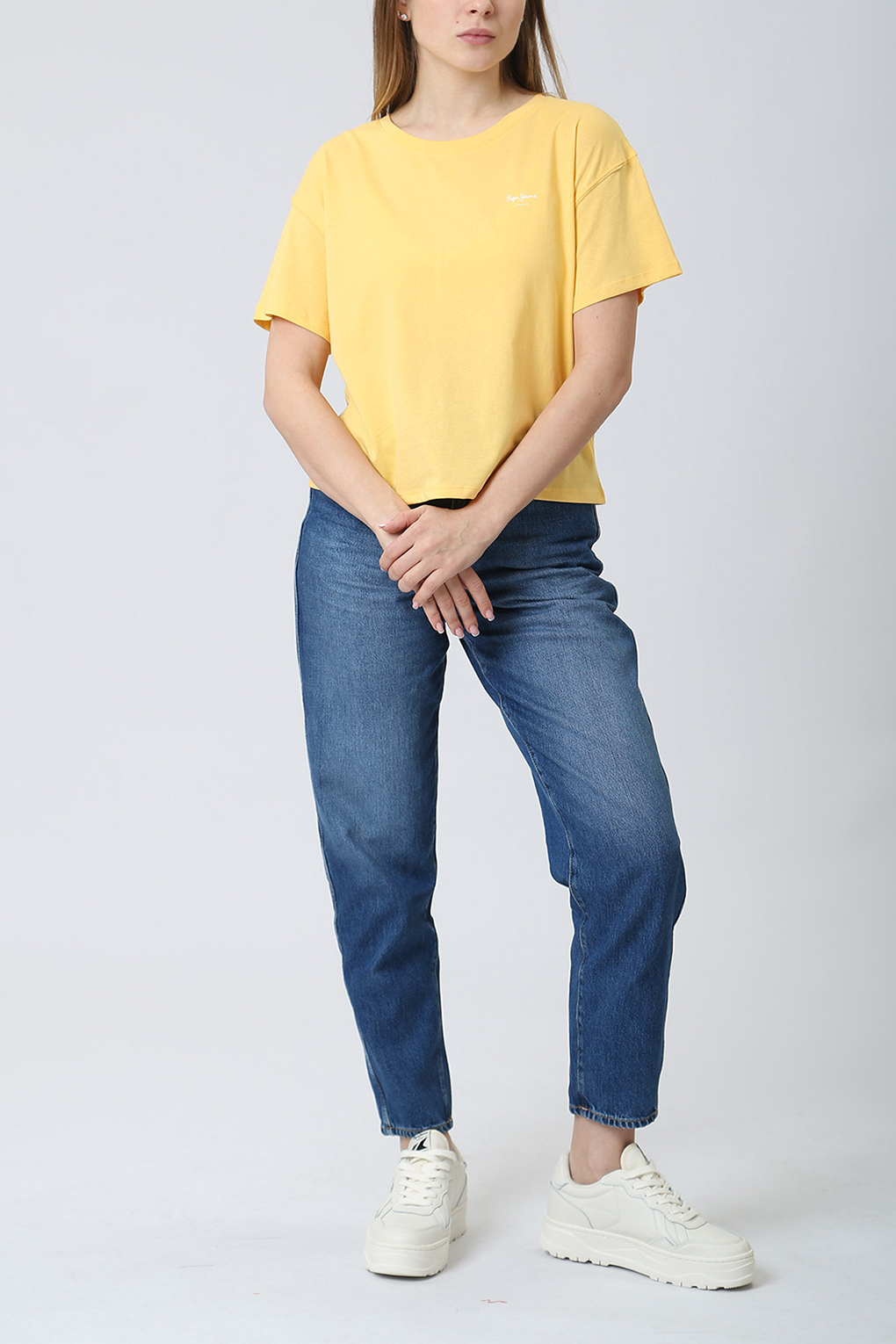 

Футболка женская Pepe Jeans London PL505483 желтая XS, Желтый, PL505483