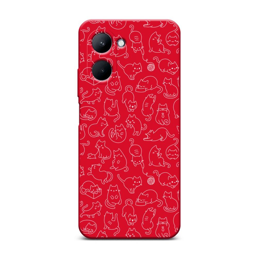 

Чехол Awog на Realme C33 "Шкодливые котики", Прозрачный;бежевый, 2511353-1