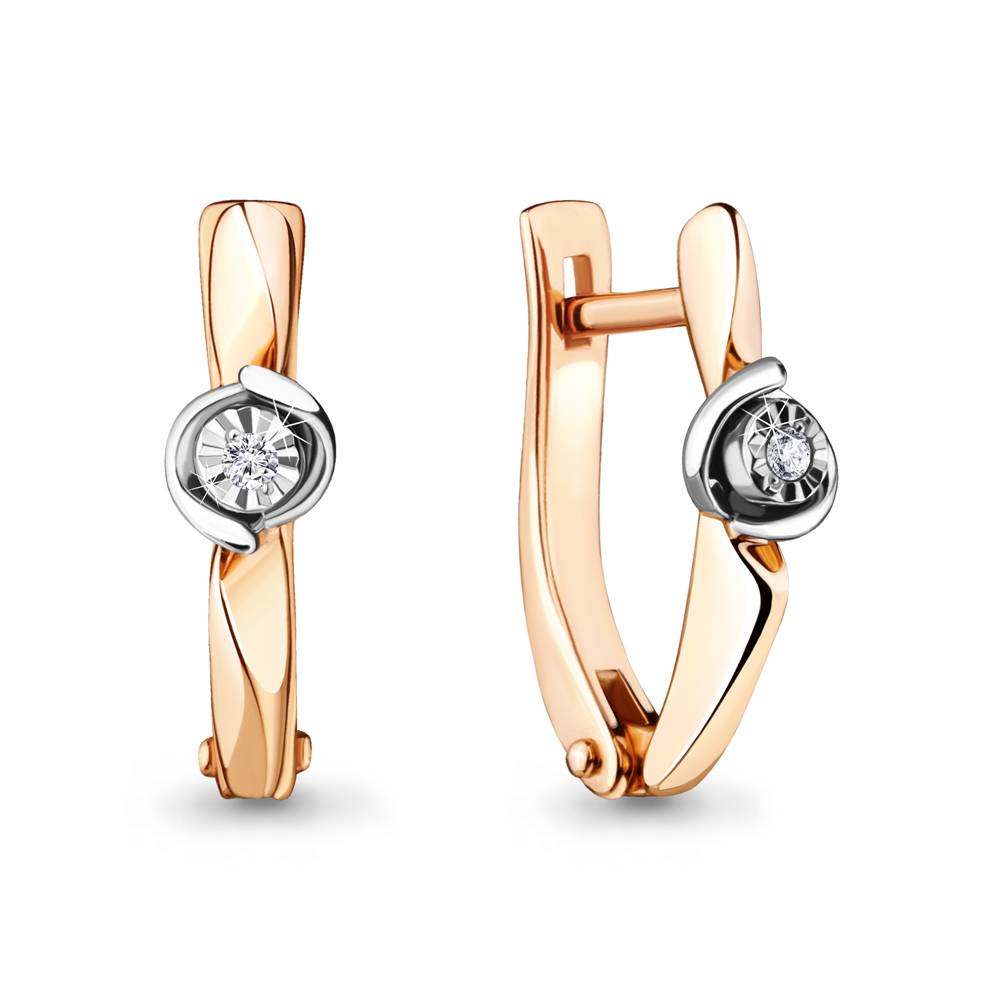 

Серьги из красного золота с бриллиантом Aquamarine 942502к_585_кз, 942502к_585_кз