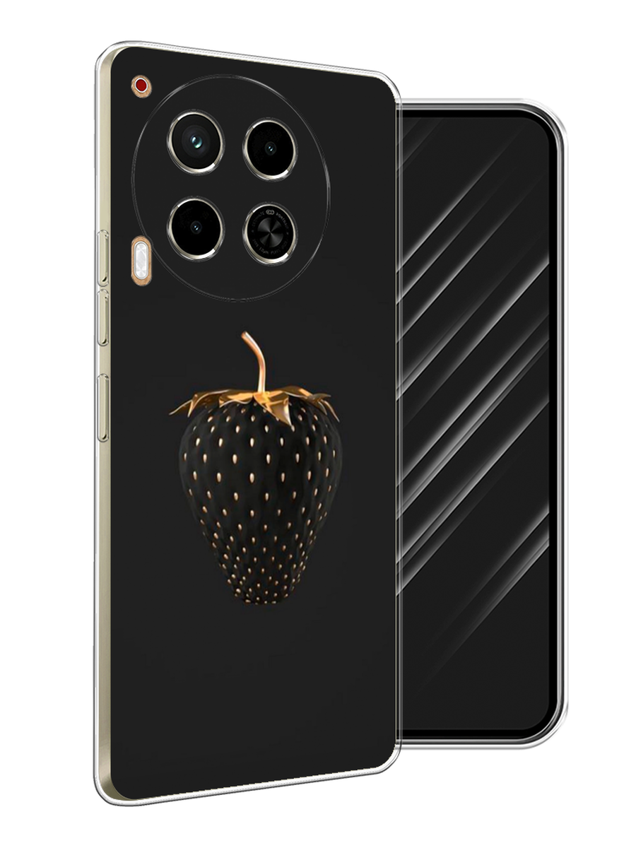 

Чехол Awog на Tecno Camon 30 4G "Черно-золотая клубника", Черный;золотистый, 305650-1