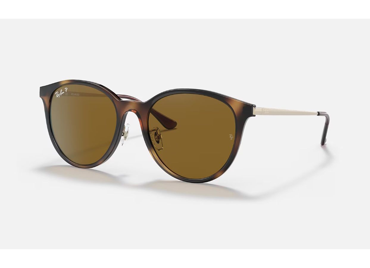 

Солнцезащитные очки унисекс Ray-Ban RB4334D коричневые, RB4334D