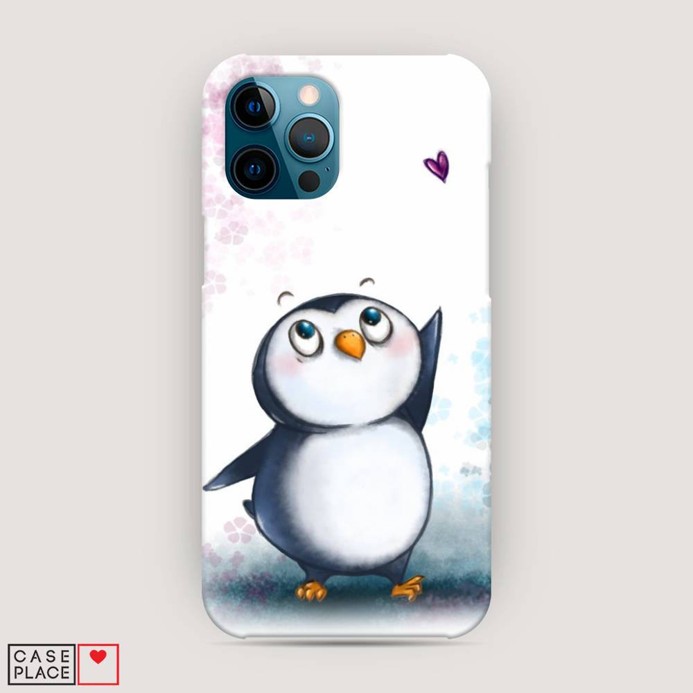 

Пластиковый чехол "Пингвин и сердечко" на Apple iPhone 12 Pro Max, 12720-1