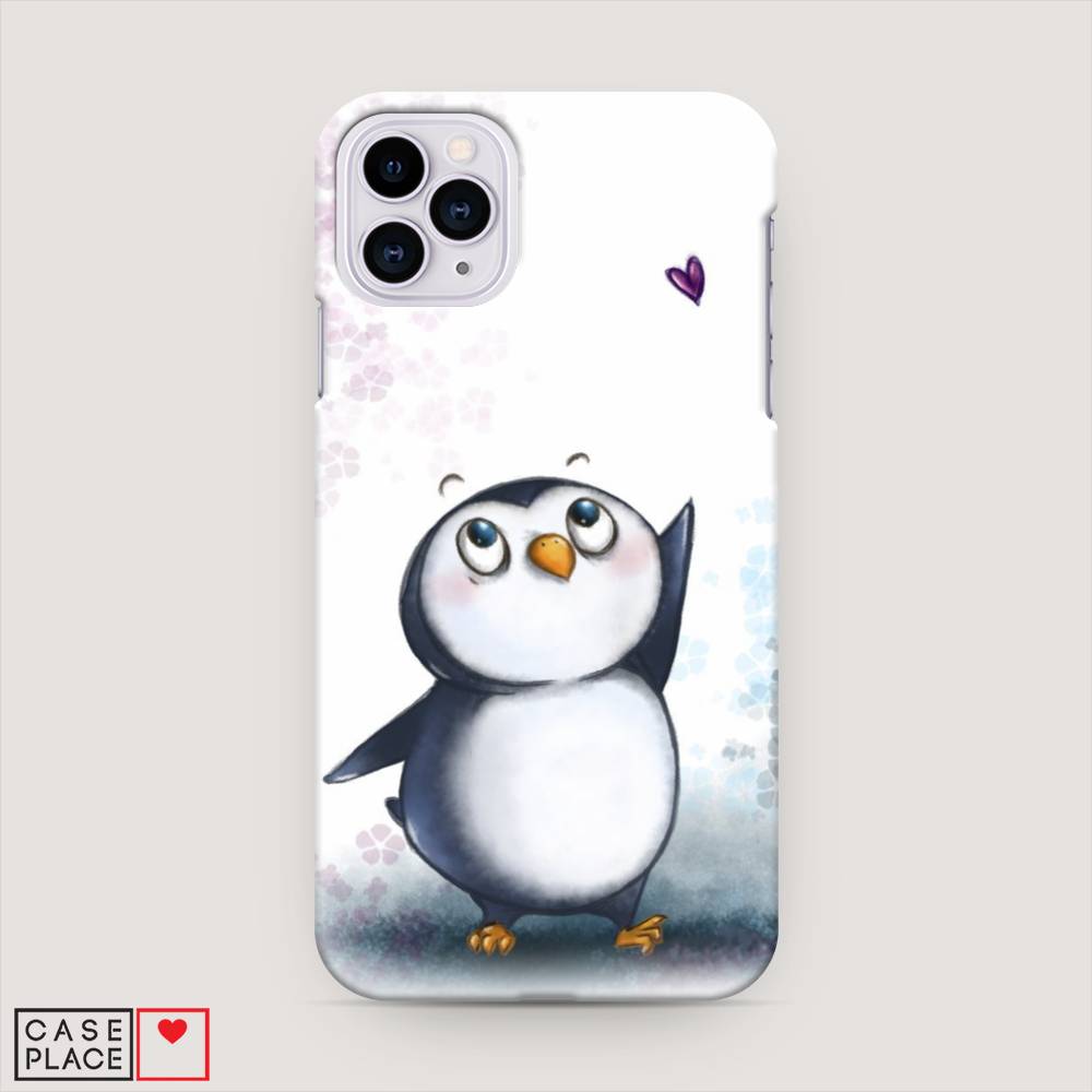 

Пластиковый чехол "Пингвин и сердечко" на Apple iPhone 11 Pro Max, 12220-1